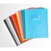 Protèges cahier 24 x 32 rouge, bleu, vert, violet, orange – Image 2