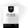 OfficeTree Papier Calque A4 100 Feuilles - 100 g/m² Qualité Premium pour Dessiner, bricoler - Impression Recto-Verso