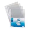 Paquet de 50 pochettes plastiques perforées A4