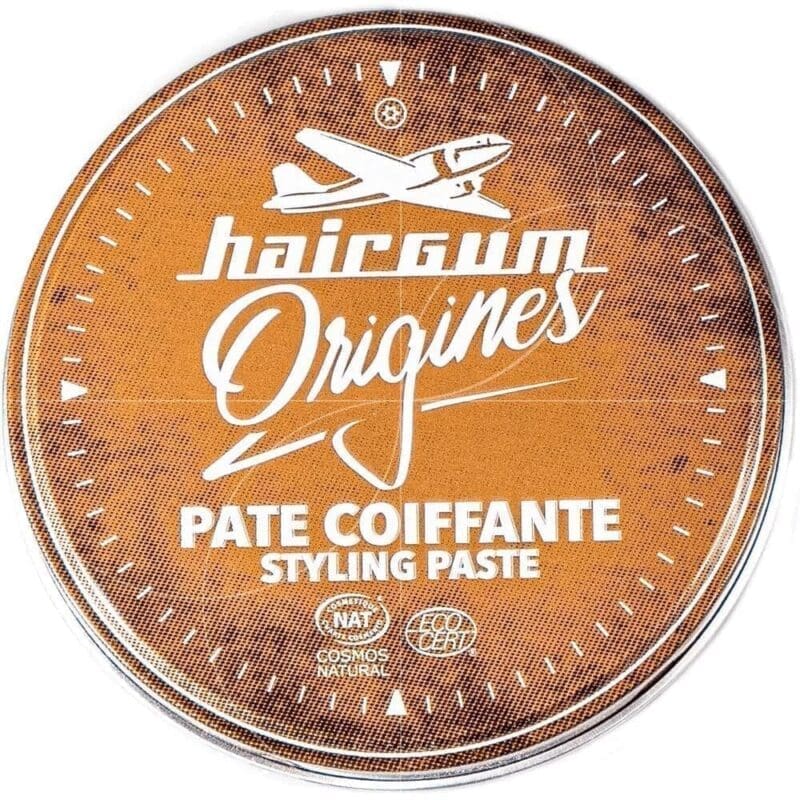 Hairgum originespâte coiffante cheveux barbe 100g cosmetique naturel